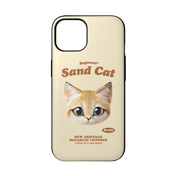 Sandy the Sand cat TypeFace Door Bumper Case