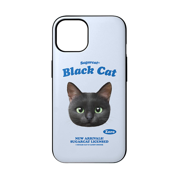 Zoro the Black Cat TypeFace Door Bumper Case