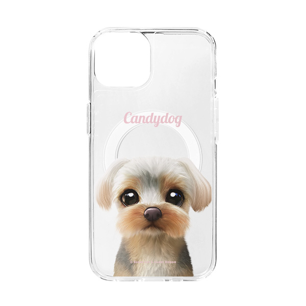 Sarang the Yorkshire Terrier Simple Clear Gelhard Case (for MagSafe)