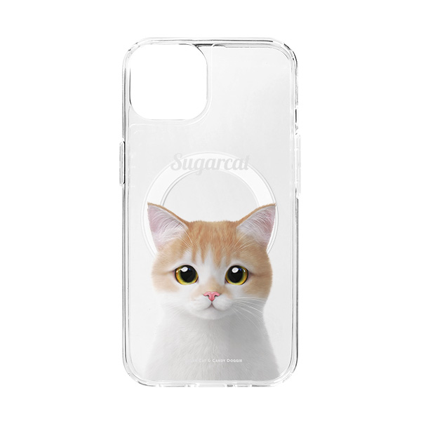Yuja the British Shorthair Simple Clear Gelhard Case (for MagSafe)
