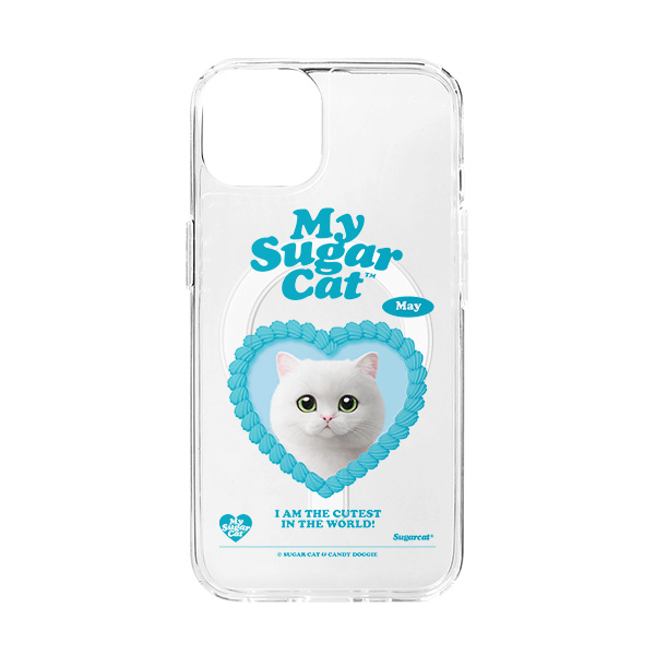 May the British Shorthair MyHeart Clear Gelhard Case (for MagSafe)