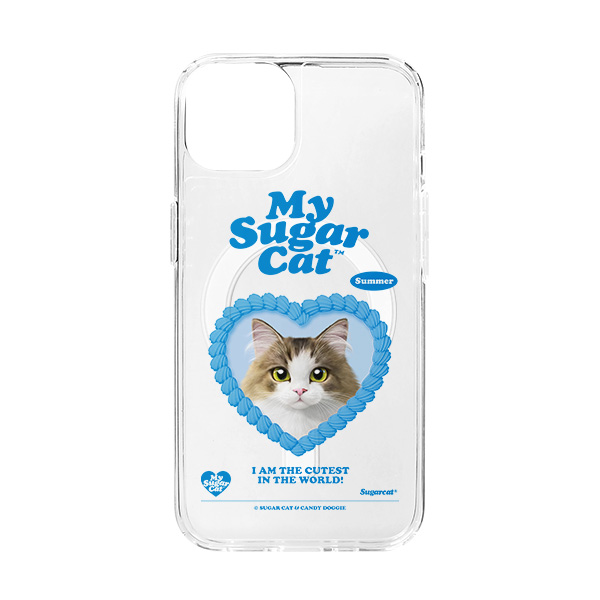Summer the Norwegian Froest MyHeart Clear Gelhard Case (for MagSafe)