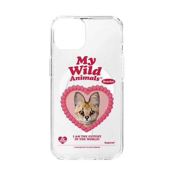 Scarlet the Serval MyHeart Clear Gelhard Case (for MagSafe)