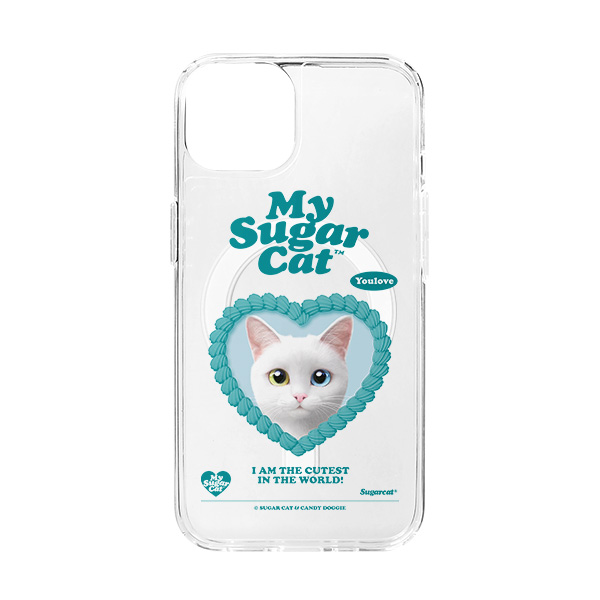 Youlove MyHeart Clear Gelhard Case (for MagSafe)