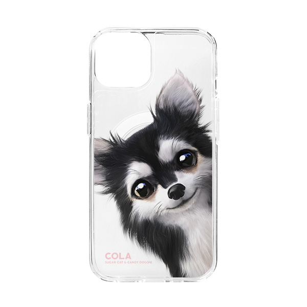 Cola the Chihuahua Peekaboo Clear Gelhard Case (for MagSafe)