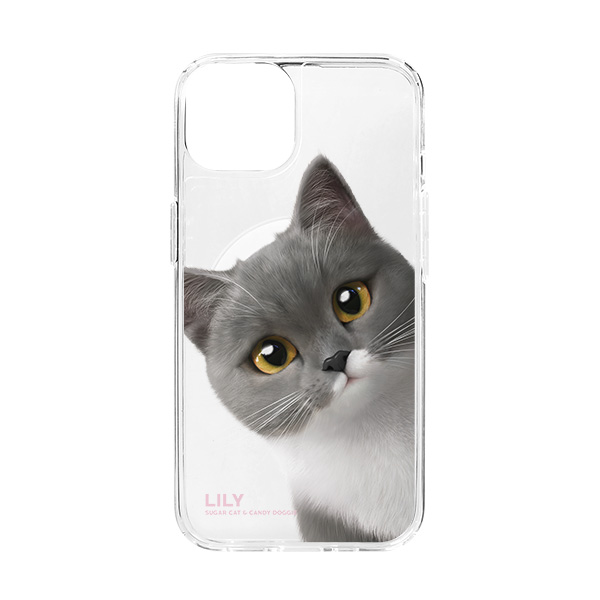 Lily Peekaboo Clear Gelhard Case (for MagSafe)
