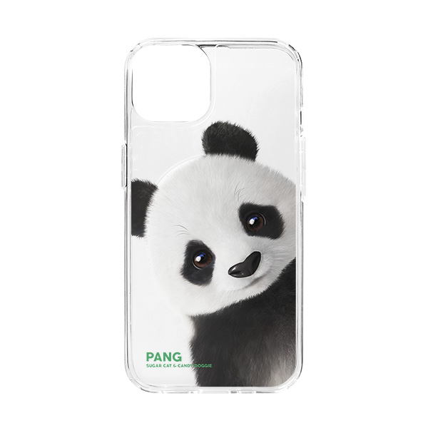 Pang the Giant Panda Peekaboo Clear Gelhard Case (for MagSafe)