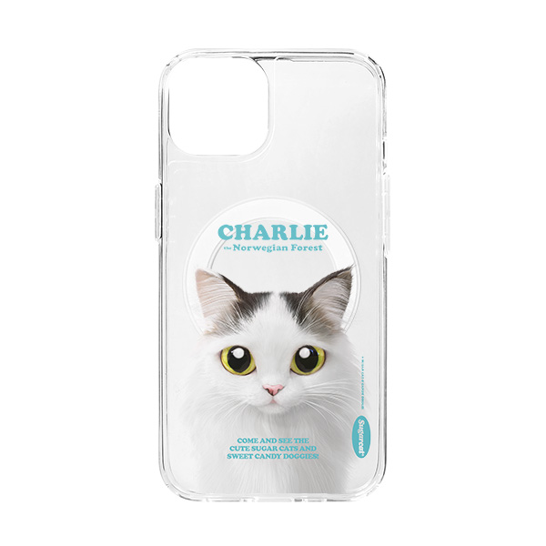 Charlie Retro Clear Gelhard Case (for MagSafe)