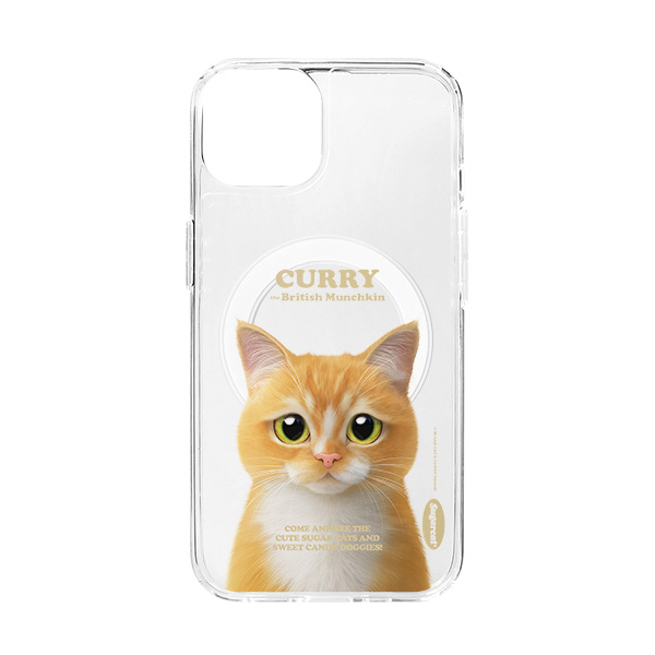 Curry Retro Clear Gelhard Case (for MagSafe)