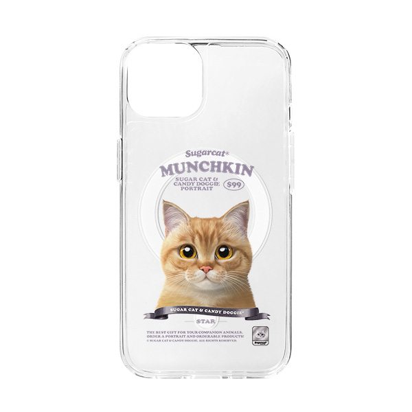 Star the Munchkin New Retro Clear Gelhard Case (for MagSafe)