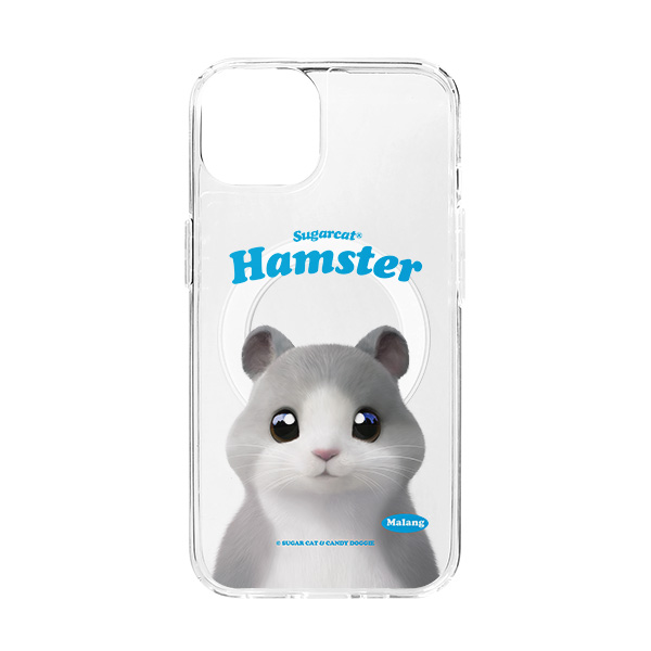 Malang the Hamster Type Clear Gelhard Case (for MagSafe)