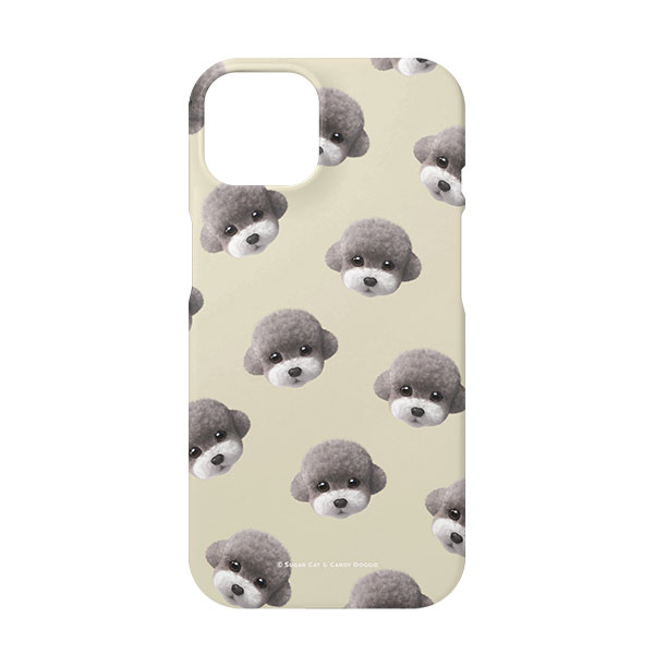 Earlgray the Poodle Face Patterns Case