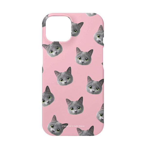Sarang the Russian Blue Face Patterns Case