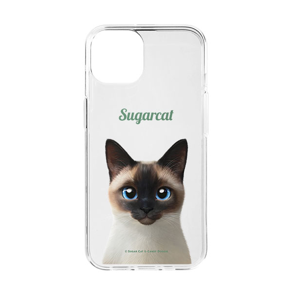Bom the Siamese Simple Clear Jelly Case