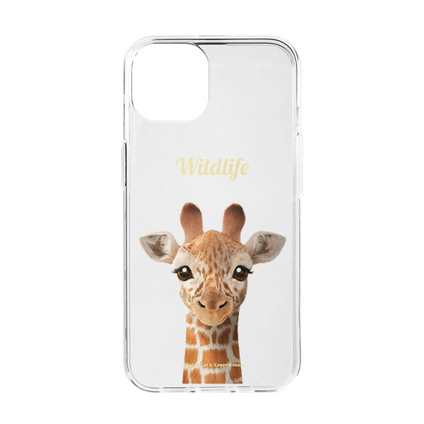 Capri the Giraffe Simple Clear Jelly Case