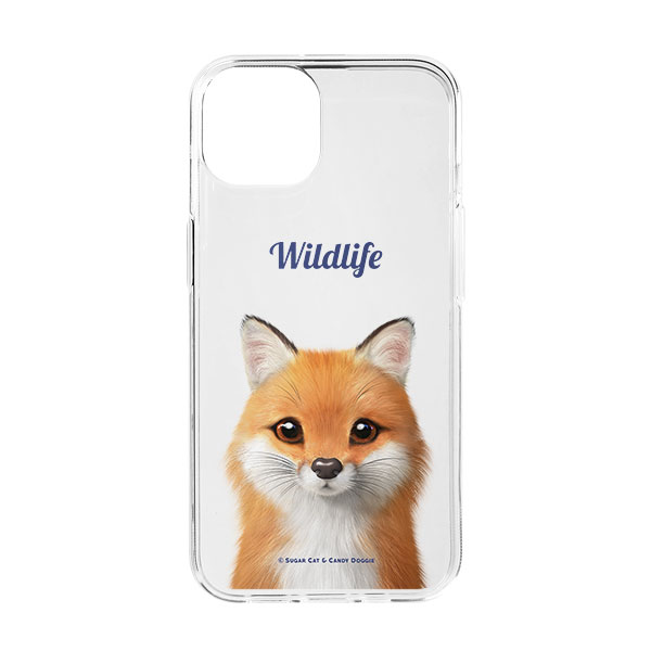 Maple the Red Fox Simple Clear Jelly Case