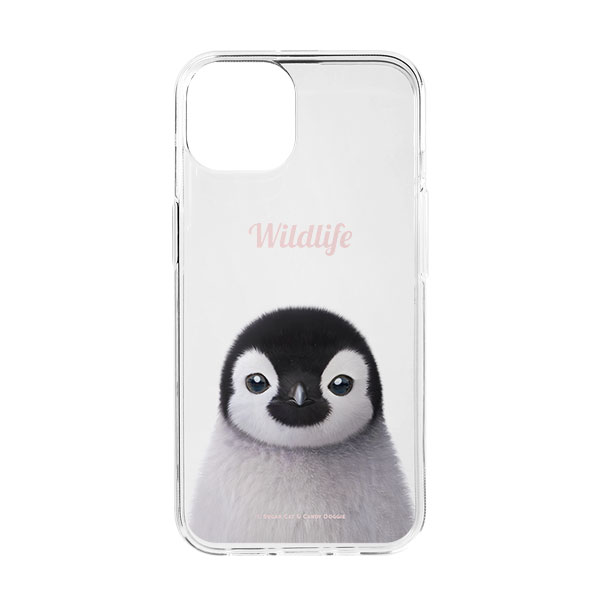 Peng Peng the Baby Penguin Simple Clear Jelly Case