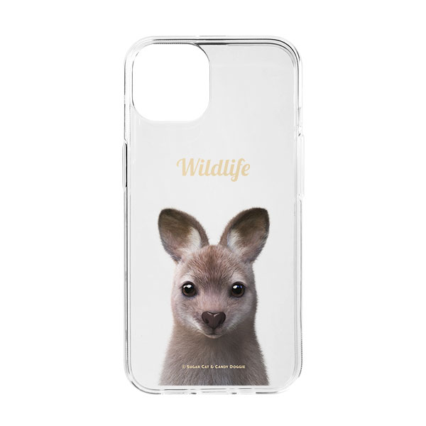 Wawa the Wallaby Simple Clear Jelly Case