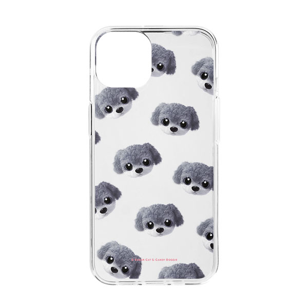Nanee Face Patterns Clear Jelly Case