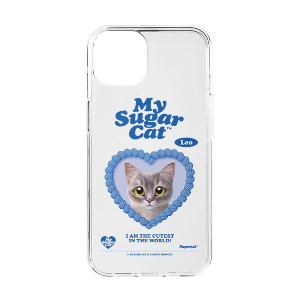 Leo the Abyssinian Blue Cat MyHeart Clear Jelly/Gelhard Case
