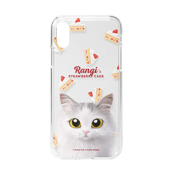 Rangi the Norwegian forest’s Strawberry Cake Clear Jelly Case