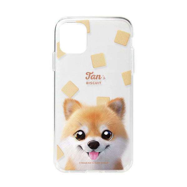 Tan the Pomeranian’s Biscuit Clear Jelly Case