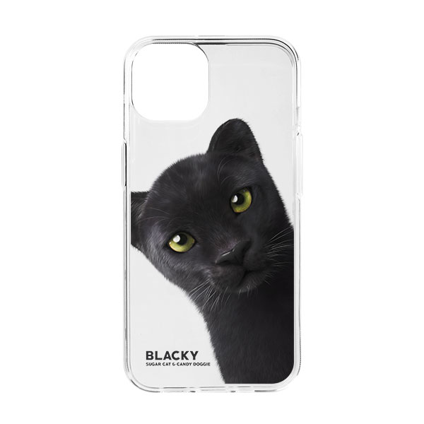 Blacky the Black Panther Peekaboo Clear Jelly Case