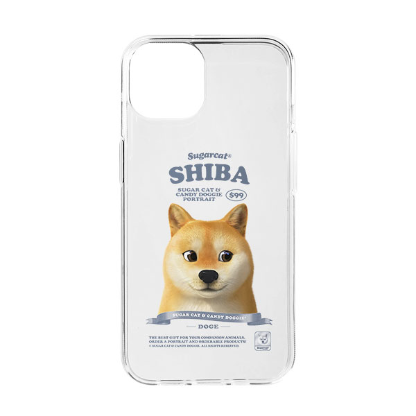 Doge the Shiba Inu New Retro Clear Jelly/Gelhard Case