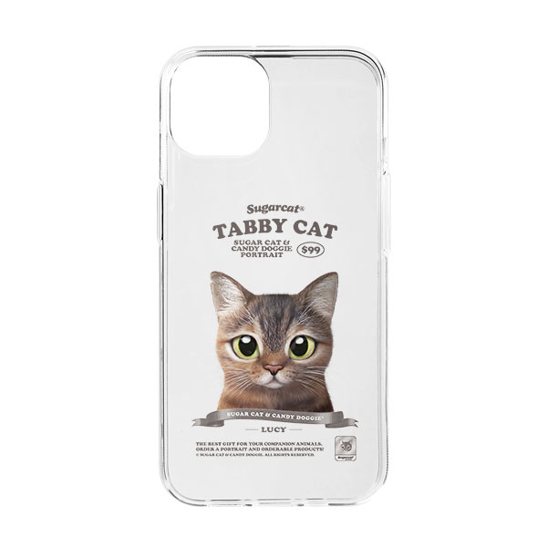 Lucy New Retro Clear Jelly/Gelhard Case