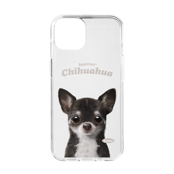 Leon the Chihuahua Type Clear Jelly/Gelhard Case