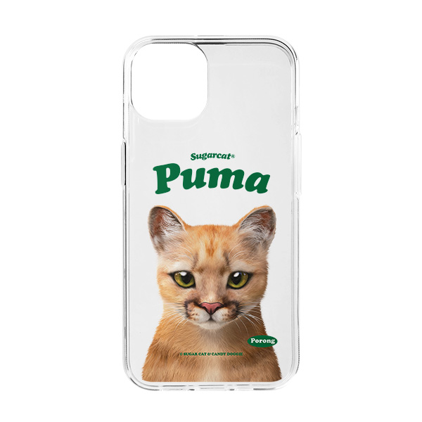 Porong the Puma Type Clear Jelly/Gelhard Case
