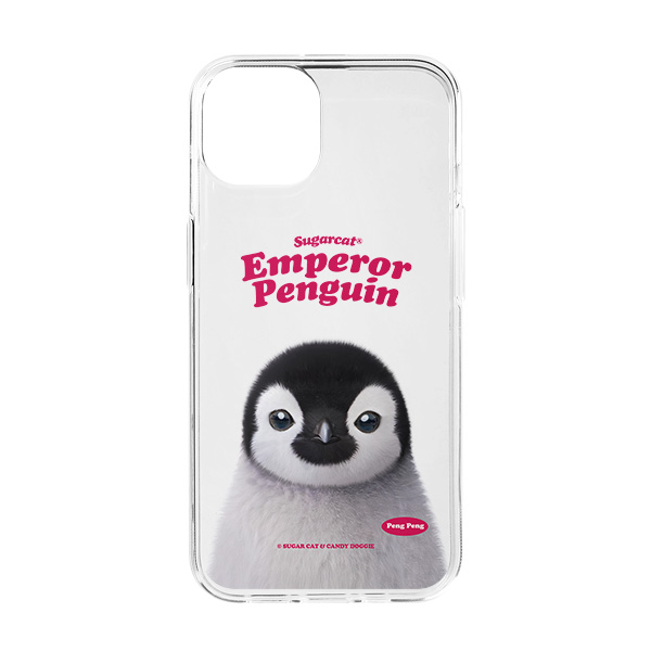 Peng Peng the Baby Penguin Type Clear Jelly/Gelhard Case