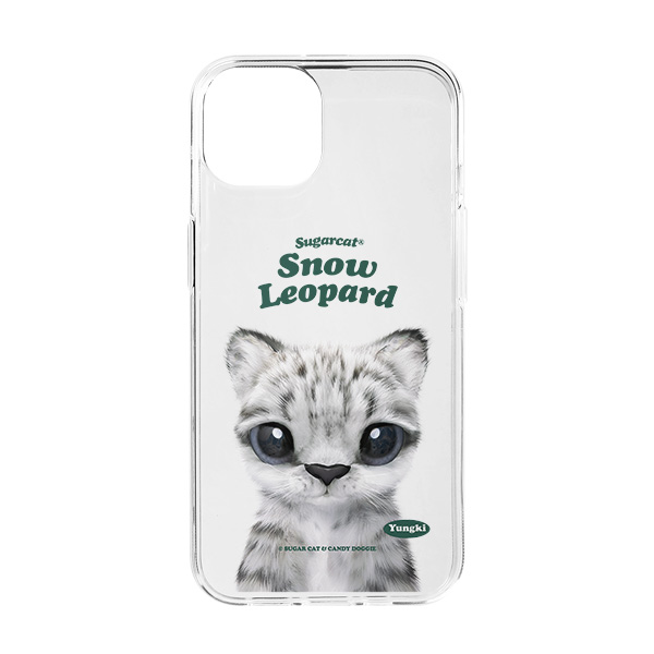 Yungki the Snow Leopard Type Clear Jelly/Gelhard Case
