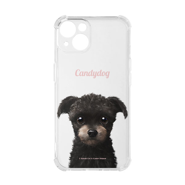 Peach the Schnauzer Simple Shockproof Jelly Case