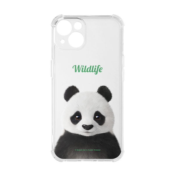 Pang the Giant Panda Simple Shockproof Jelly Case