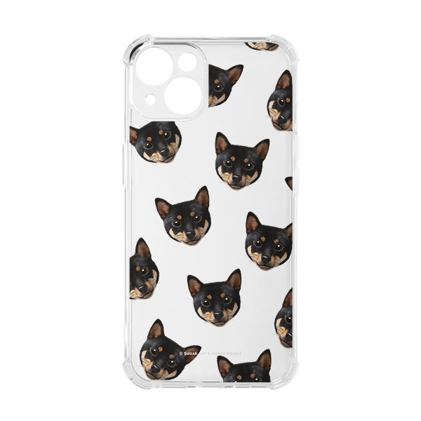 Bate the Shiba Face Patterns Shockproof Jelly Case