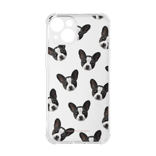 Franky the French Bulldog Face Patterns Shockproof Jelly/Gelhard Case