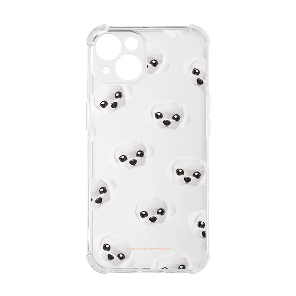 Kkoong the Maltese Face Patterns Shockproof Jelly Case
