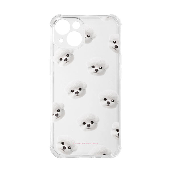 Louis the Bichon Frise Face Patterns Shockproof Jelly Case
