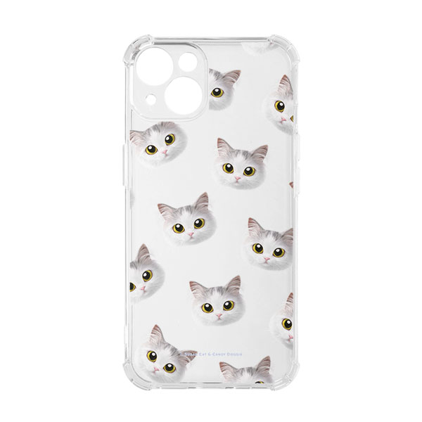 Rangi the Norwegian forest Face Patterns Shockproof Jelly Case