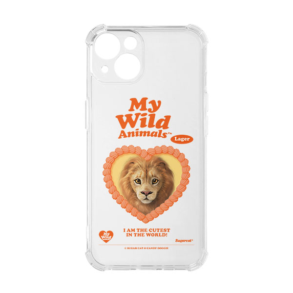 Lager the Lion MyHeart Shockproof Jelly/Gelhard Case