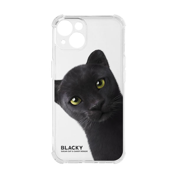 Blacky the Black Panther Peekaboo Shockproof Jelly Case