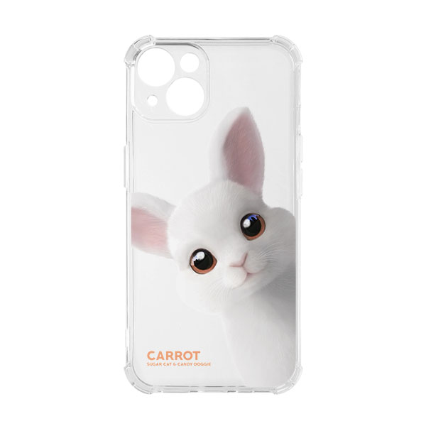 Carrot the Rabbit Peekaboo Shockproof Jelly/Gelhard Case