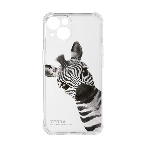 Zebra the Plains Zebra Peekaboo Shockproof Jelly Case