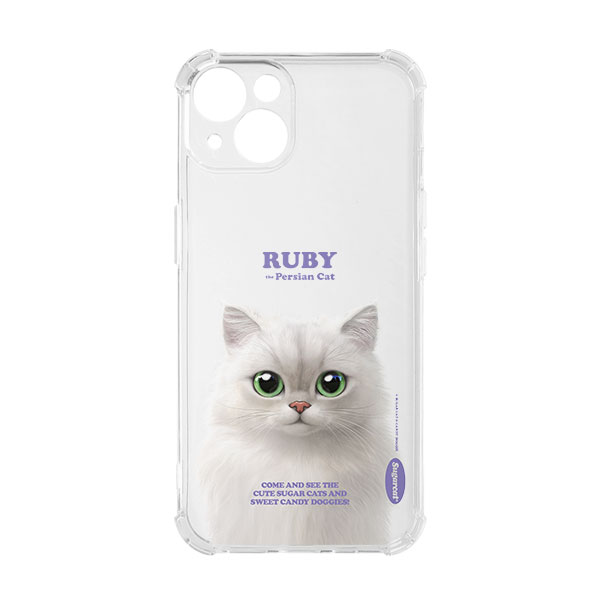Ruby the Persian Retro Shockproof Jelly/Gelhard Case