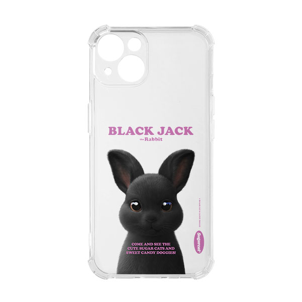 Black Jack the Rabbit Retro Shockproof Jelly/Gelhard Case