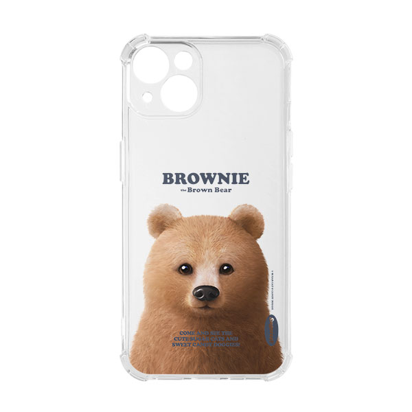 Brownie the Bear Retro Shockproof Jelly/Gelhard Case