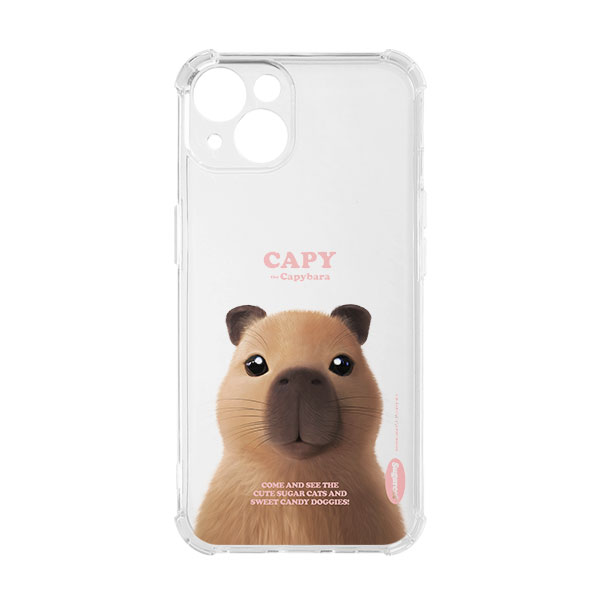 Capybara the Capy Retro Shockproof Jelly/Gelhard Case