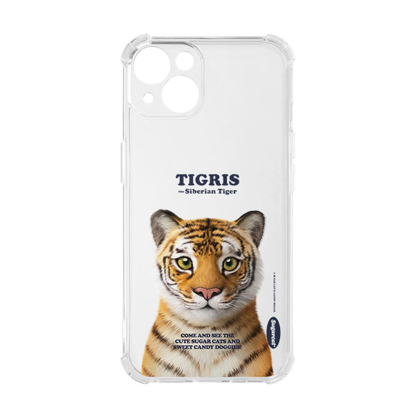 Tigris the Siberian Tiger Retro Shockproof Jelly/Gelhard Case