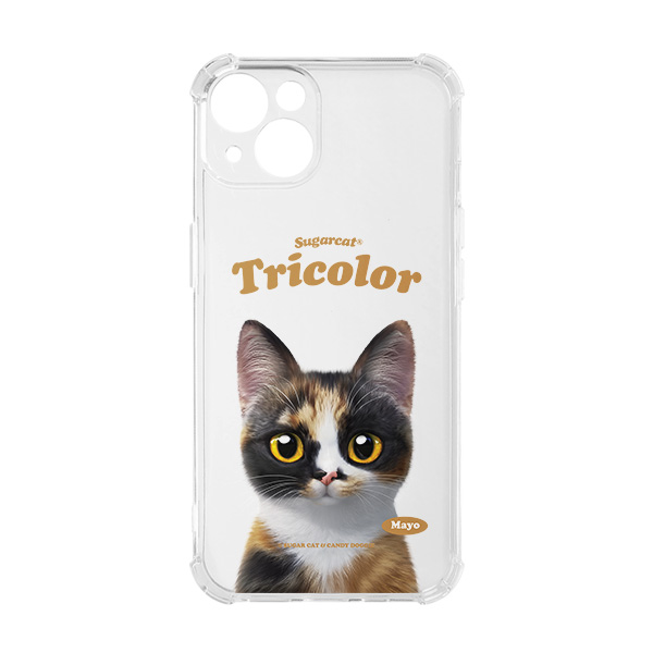 Mayo the Tricolor cat Type Shockproof Jelly/Gelhard Case